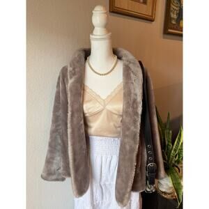 Borgana Vintage Faux Fur Jacket